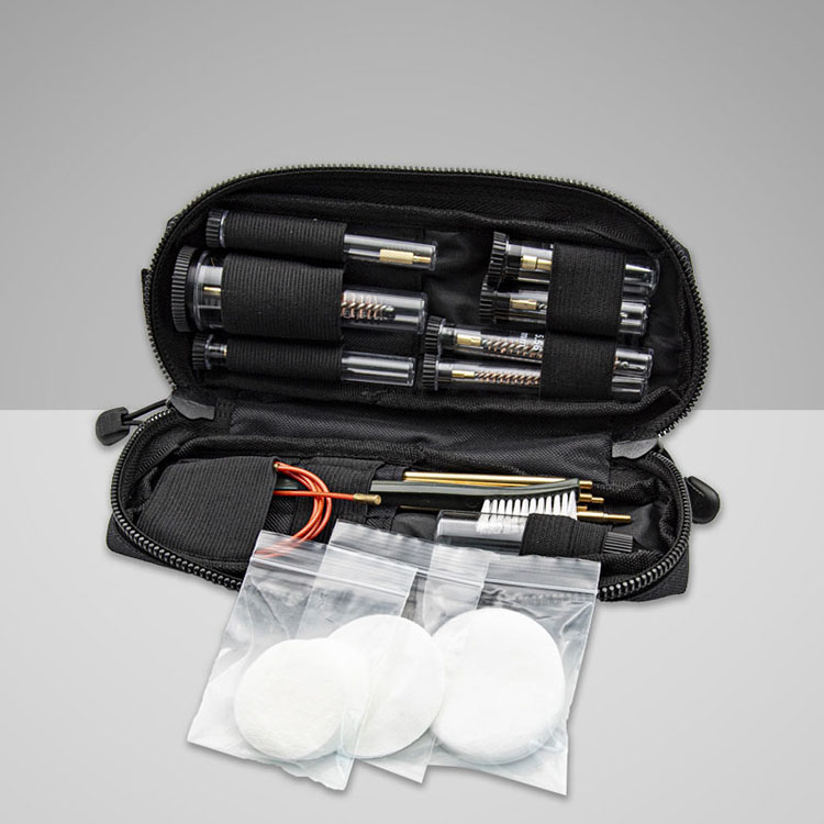 Kit de limpieza de pistola Molle System para rifles .177cal. y .223cal. con 5 varillas de limpieza y 1 cable flexible